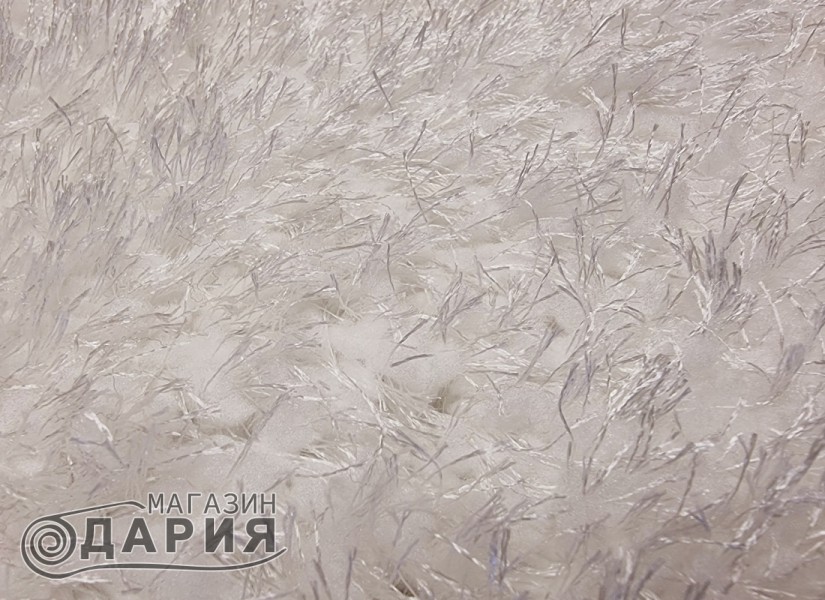 Тъкан килим 3D SHAGGY GRANDE white